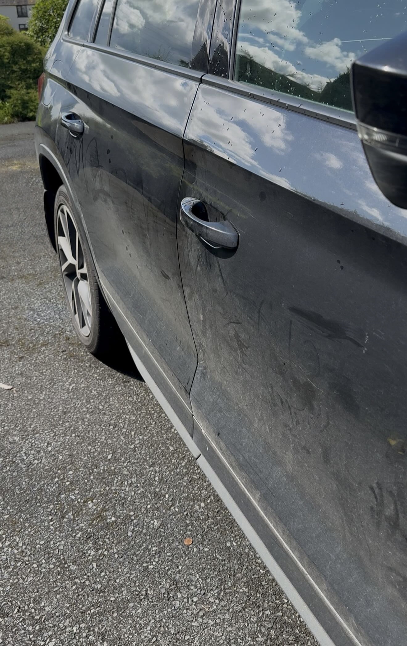 Exterior before detail