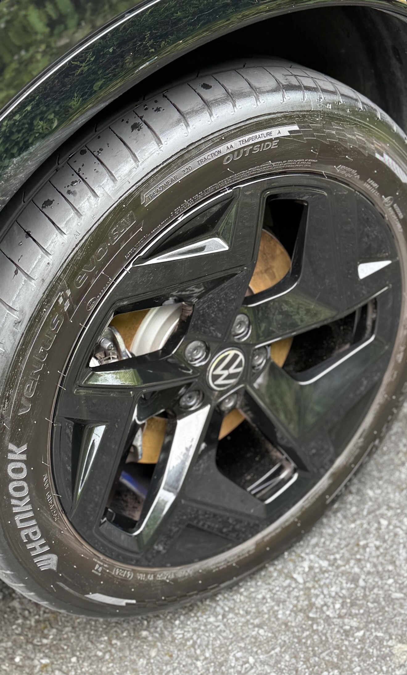 Wheels after clean